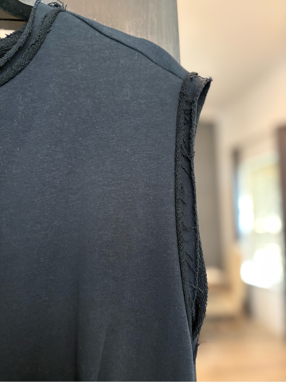 Anthropologie Daily Practice Pintuck Mini Dress - Black - L - Picture 6 of 11